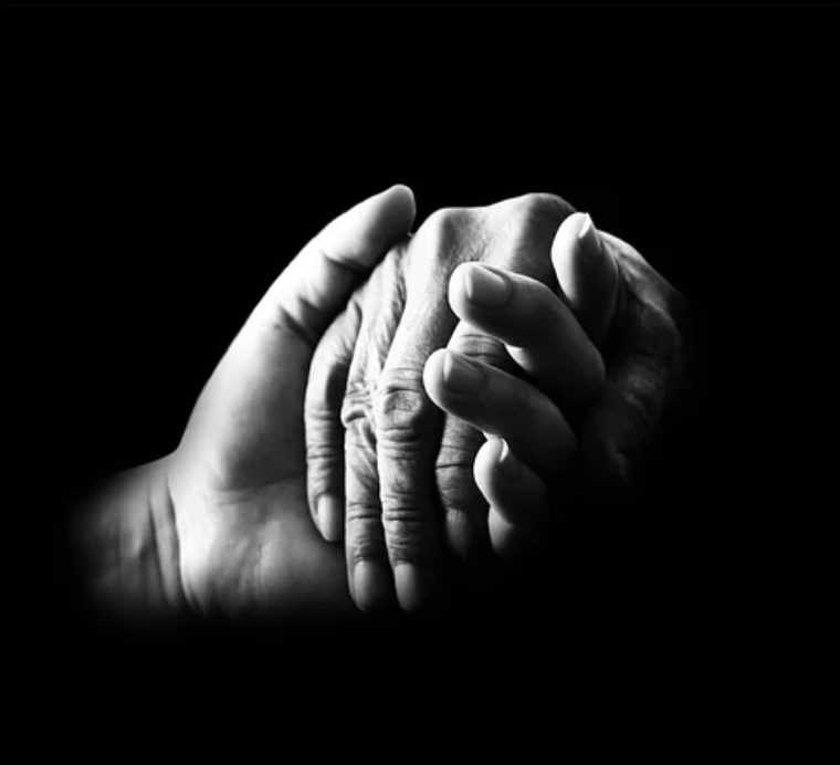 Charity Picture: Hands Held in Care