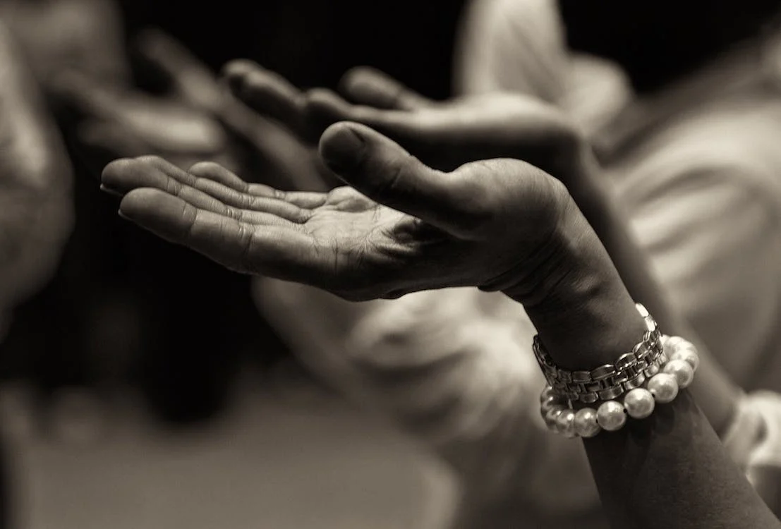 Fellowship Picture: Hands raised