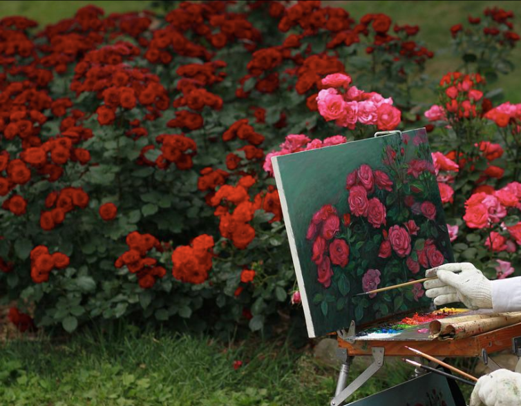 Imagery Picture: Painting Flowers