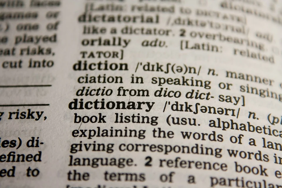 Picture: Linguistics: Dictionary